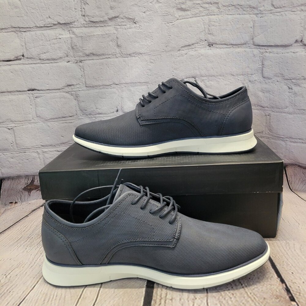 Alfani Men's Dalton Textured Faux-Leather Lace-Up Sneakers